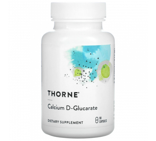 Кальций D-глюкарат, Thorne Research, Calcium D-Glucarate, 90 капсул