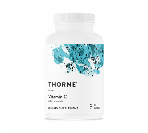 Витамин С с флавоноидами, Thorne, Vitamin C with Flavonoids, 90 капсул